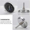 thumbnail image 3 of Durable Bimetal Thermometer Stainless Steel Oven Cooking Dial Thermometer, 3 of 8