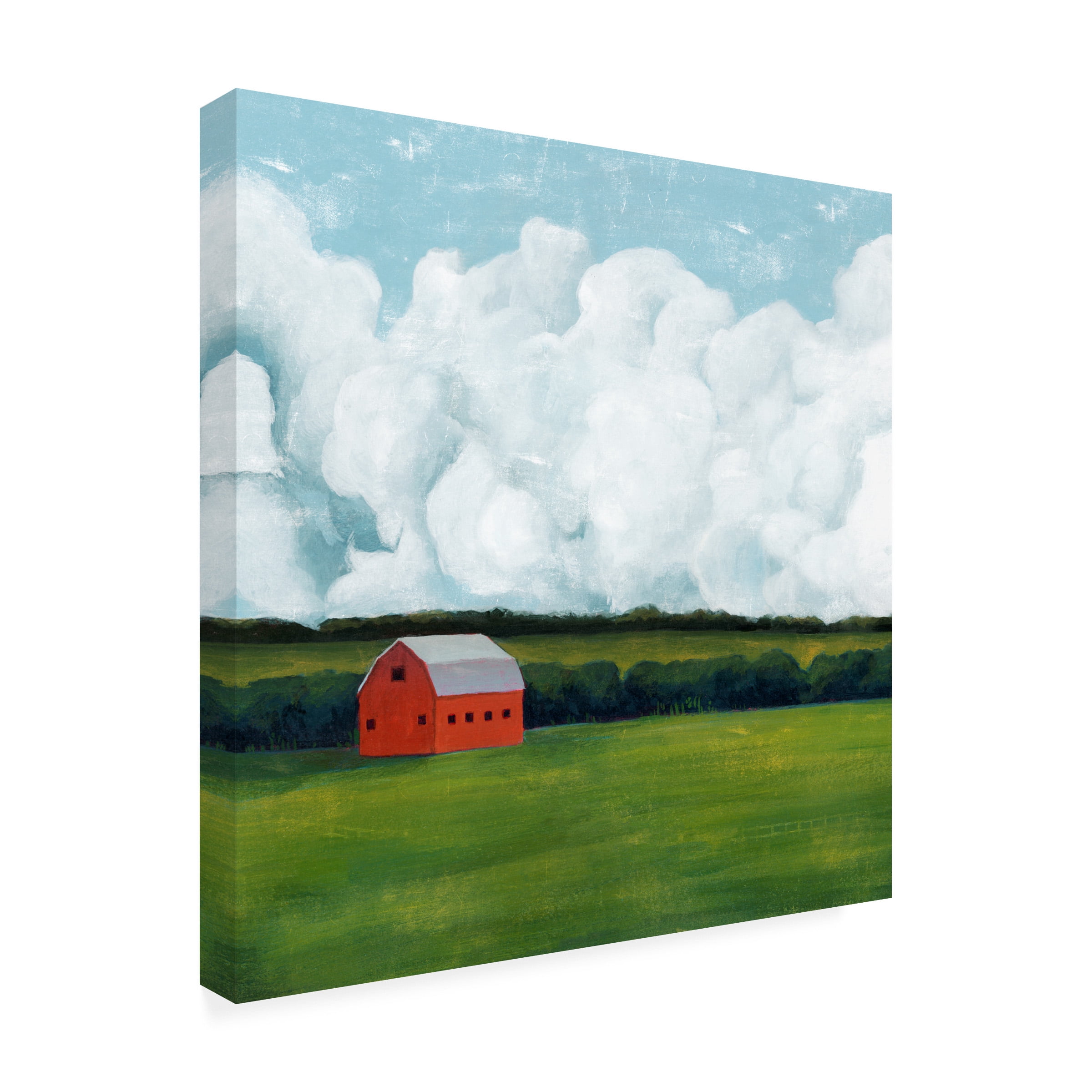 Grace Popp 'Lone Barn I' Canvas Art