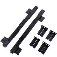 thumbnail image 4 of 1 Pair Bearing Desk Keyboard Drawer Tray Slide Rail Track Side Mount Track, 4 of 9