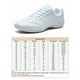 thumbnail image 2 of Cheer Shoes White Cheerleading Dance Shoe Comfort Zapatos escolares ligeros para niñas y mujeres, 2 of 9