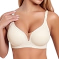 thumbnail image 1 of Brasier Mujer Tela de Mantequilla Sujetador de Copa Completa Cómodo con Aros y sin Costuras para Mujer Sujetador Disponible En El Mercado Extra Grande, 1 of 4