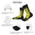 thumbnail image 4 of KLL Ball Print Cool Socks Men's Women's Crew Socks Funny Crazy Novelty Stockings, 4 of 7