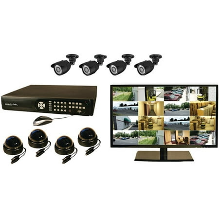 Security Labs SLM460 16-Channel 1TB Security System with 22-Inch Monitor (Black)