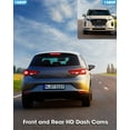 thumbnail image 3 of Abask Dash Cam Front and Rear with 32G SD Card,1080P+1080P Dash Camera for Cars,Front 170° Wide Angle + Rear 140° 4 inch Display, 3 of 8