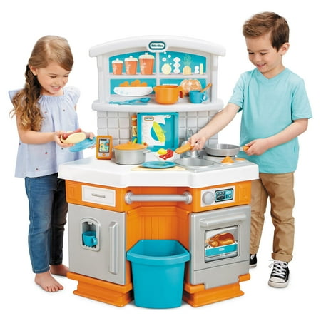 Little Tikes Home Grown Kitchen Set - Role Play Realistic Kid Playset