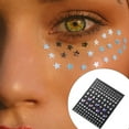 thumbnail image 4 of maskred Eye Face Rhinestone Self Adhesive Stickers Makeup DIY Costume Accessory Type 2 1Set, 4 of 6