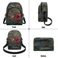 thumbnail image 4 of Xixirimido Hummingbird Hibiscus Pattern Shoulder Bag Crossbody for Women Crossbody Bags with Adjustable Strap Cell Phone Purses Sling Bag for Travel Hiking Shopping, 4 of 7