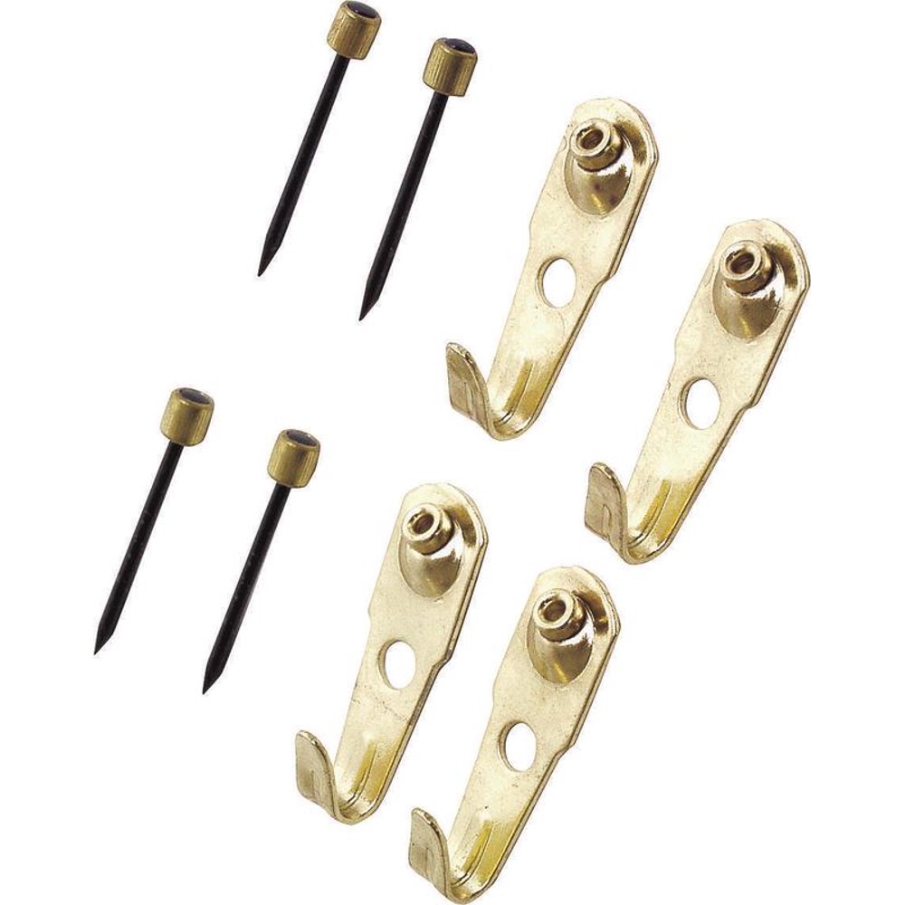 ProSource Classic Picture Hanger 20 Lb Brass Brass Plated