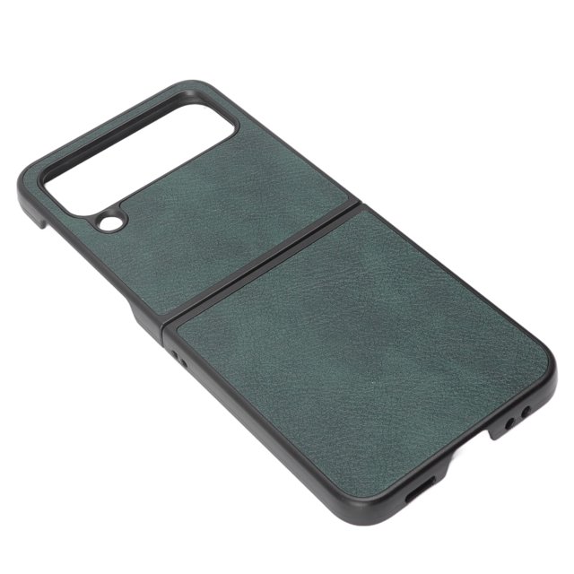 Phone Protective Case, Synthetic Leather Dustproof And Shockproof Folding Screen Mobile Phone Case For Phone Maintenance Green