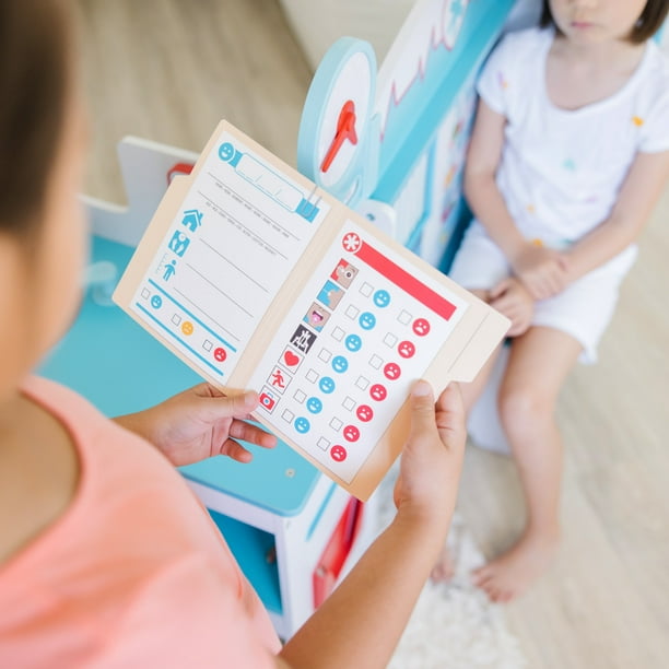 Melissa & Doug Wooden Doctor Activity Center for Preschool