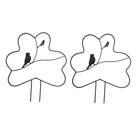 2Pcs Climbing Plants and Flower Stands Plant Vines Vegetables Climbing Support Vines Plants Climbing Holder Rack Decor , Bird