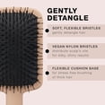 thumbnail image 4 of (2 pack) InfinitiPro by Conair - Hair Brush - Porcupine Paddle HairBrush - Wet Brush Detangling Brush - Soft and Flexible Bristles - Performa Series, 4 of 6