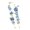 Blue, variant on Misright Polyester Graduation Sash Elegant Polyester Flower Stem Ribbon For Weddings