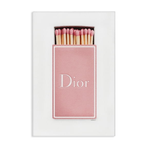 Stupell Industries Glam Pastel Pink Fashion Matchbox Canvas Art, 16 x 24, by Amanda Greenwood