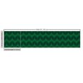thumbnail image 3 of Modern Upholstery Fabric by the Yard, Monochrome Color Gradient Effect Vertical Polygonal Curved Stripes Art, Decorative Fabric for DIY and Home Accents, Green and Black by Ambesonne, 3 of 5
