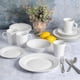 thumbnail image 5 of Juego de vajilla Gibson Home Noble Court de 16 piezas, color blanco, 5 of 7