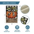 thumbnail image 4 of Sm:)e Buffalo Check Plaid Fall Pumpkin Welcome House Flag Double Sided 28 x 40 Inch, 4 of 6