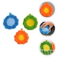 thumbnail image 4 of Juego de 3 paños de cocina con estampado floral para vajilla, estropajos y limpiadores de platos., 4 of 7