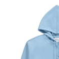 thumbnail image 4 of Disney Ladies Lilo and Stitch Sweatshirt, Multi Print Zip-Up Hoodie Light Blue - L, 4 of 7