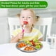 thumbnail image 4 of Stainless Steel Kids Dinnerware Set, Stainless Kids Plates, Unbreakable Plates, 4 of 5