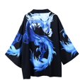 thumbnail image 2 of Shirts for Men Fashion Kimono Cardigan Oversize Shirt Printed Shirt, 2 of 6