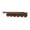 🍒 Brown_Base#7420, variant on Wall Mounted Hook Rack 6 Hooks – Wood Coat Towel Hat Organizer, Non Rusting Wall Hooks for Bathroom Kitchen Living Room Entryway, Brown Khaki, 40x12x9cm