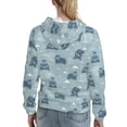 thumbnail image 7 of Honeii Cute Hippopotamus Pattern Womens Oversized Hoodies Long Sleeve Sweatshirts Pullover Fall Outfits with Pocket-XX-Large, 7 of 7
