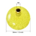 thumbnail image 2 of Reemplazo de partes de juego de lucha de arcade con mango de bola redonda de joystick amarillo cristal, 2 of 3