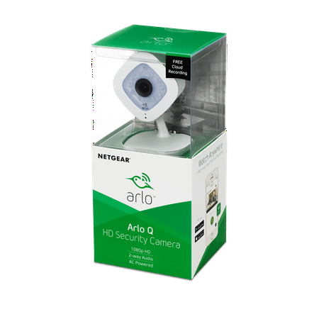 Arlo Q 1080p HD Security Camera, 2-way audio, Indoor only, No base station required