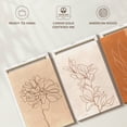 thumbnail image 6 of Elephant Stock The Art Of Botanical Wall Art - Horizontal Multi Panel Canvas - Living Room Wall Decor - Floral And Botanical Multi Panel - Beige And Orange Decor - 62" x 30", 6 of 8