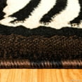 thumbnail image 5 of Allstar Black High Density Double Shot Drop-Stitch Carving Exotic Animal Skin and Nature. Safari Woven Area Rug (7' 10" x 10' 2"), 5 of 5