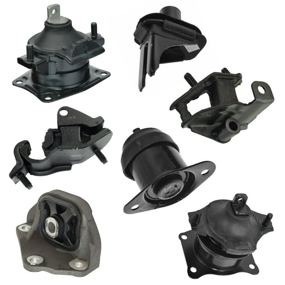 TRQ 7 Piece Engine & Transmission Motor Mount Kit for 04-08 Acura TSX 2.4L MTA35102