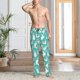 thumbnail image 2 of Fotbe Cartoon Llamas Pantalones de Pijama para Hombre, Pantalones de Dormir, Pantalones de Casa con Cintura Ajustable y Bolsillos-Large, 2 of 6