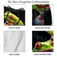thumbnail image 4 of luoweisi Men's Beach Shorts Quick Dry Swim Trunks with Mesh Lining Frog XL, 4 of 5