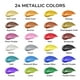 thumbnail image 2 of Set de pintura acrílica ARTME Metallic, 24 colores, botellas de 60 ml, 2 of 6