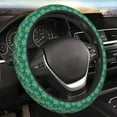 thumbnail image 4 of Kdxio Jungle Leopard Print Elastic Stretch Steering Wheel Cover,Auto Steering Wheel Cover,15 Inch Anti-Slip,Warm in Winter and Cool in Summer,Fit Suvs,Vans Cars,Trucks, 4 of 7