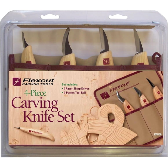 Flexcut Ensemble de Couteaux 4 Pcs