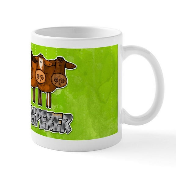 CafePress - Cow Whisperer Blue Heeler Mug - 11 oz Ceramic Mug - Novelty Coffee Tea Cup