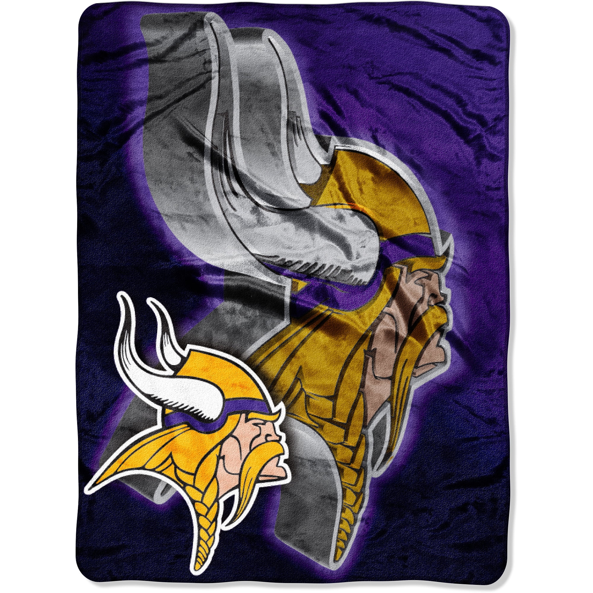 NFL Minnesota Vikings 60" x 80" Micro Raschel Blanket, 1 Each