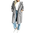 thumbnail image 2 of Chiccall Women Plus Size Zip Up Hoodies Long Sleeve Tunic Sweatshirt Long Fleece Hooded Jacket with Pockets, 2 of 7
