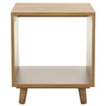 thumbnail image 2 of Safavieh Yona Traditional Wood Open Shelf End Table, Brown Oak, 2 of 11