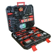 MJF 238 Pieces Home Repair Tool Kit, Wrench Plastic Toolbox with General Household Hand Tool Set