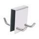 thumbnail image 3 of sobre l gancho de la puerta gancho de la toalla de acero inoxidable gancho de ducha para sombreros de baño bolsas de puertas Plata, 3 of 8