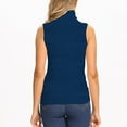 thumbnail image 6 of ANYFIT WEAR Womens Mock Turtleneck Tank Top Sleeveless SLim Fit Top Basic Solid Layer Shirt, 6 of 7