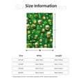thumbnail image 2 of St Patrick'S Day Pattern Lightweight Plush Fuzzy Cozy Soft Blankets 60"X50", 2 of 5