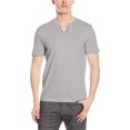 thumbnail image 1 of Kenneth Cole - Camiseta henley con ojales para hombre, gris, XXL, 1 of 1