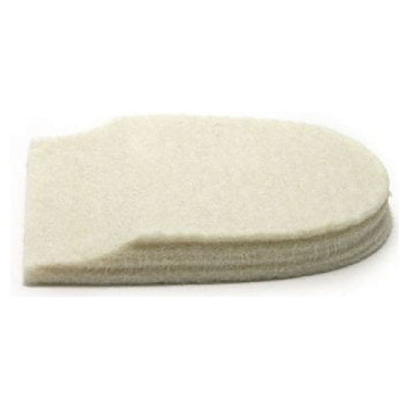 Felt Heel Cushion Pad 1/4" with Adhesive for Pain Relief - 2 Pairs