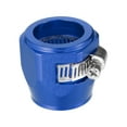 thumbnail image 5 of Unique Bargains 5 Pcs AN12 Hex Car Hose Finisher Flexible Rubber Pipe Clamp with Screw Band Adapter Fitting Blue, 5 of 6
