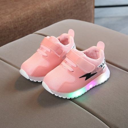 

Toyella Lightweight Mesh Shoes For Boys And Girls Pink 25