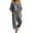 Gray, variant on JOANKDMI Off The Shoulder Jumpsuits for Women Casual Long Rompers with Pockets Loose Fit Elastic Waist Drawstring Summer Beach Outfits Flowy One Piece Overalls
